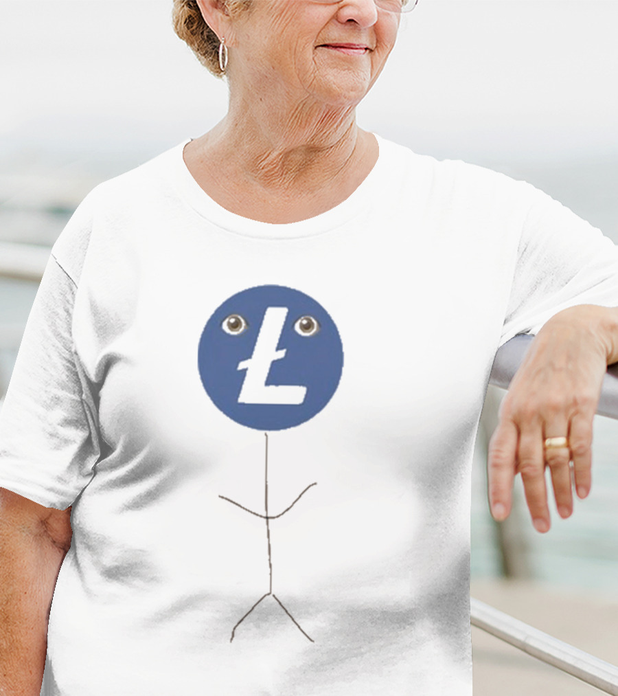 Litecoin Foundation Take The L Stick Figure T-Shirt