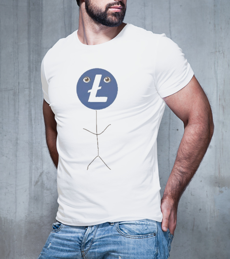 Litecoin Foundation Take The L Stick Figure T-Shirt