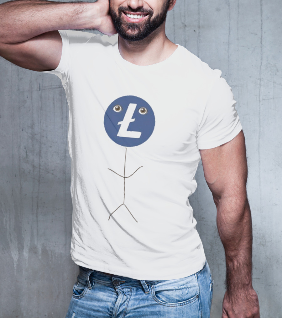 Litecoin Foundation Take The L Stick Figure T-Shirt