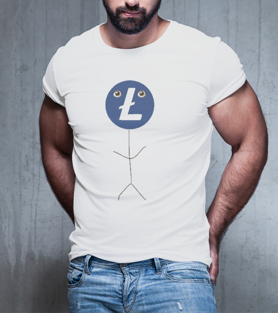 Litecoin Foundation Take The L Stick Figure T-Shirt
