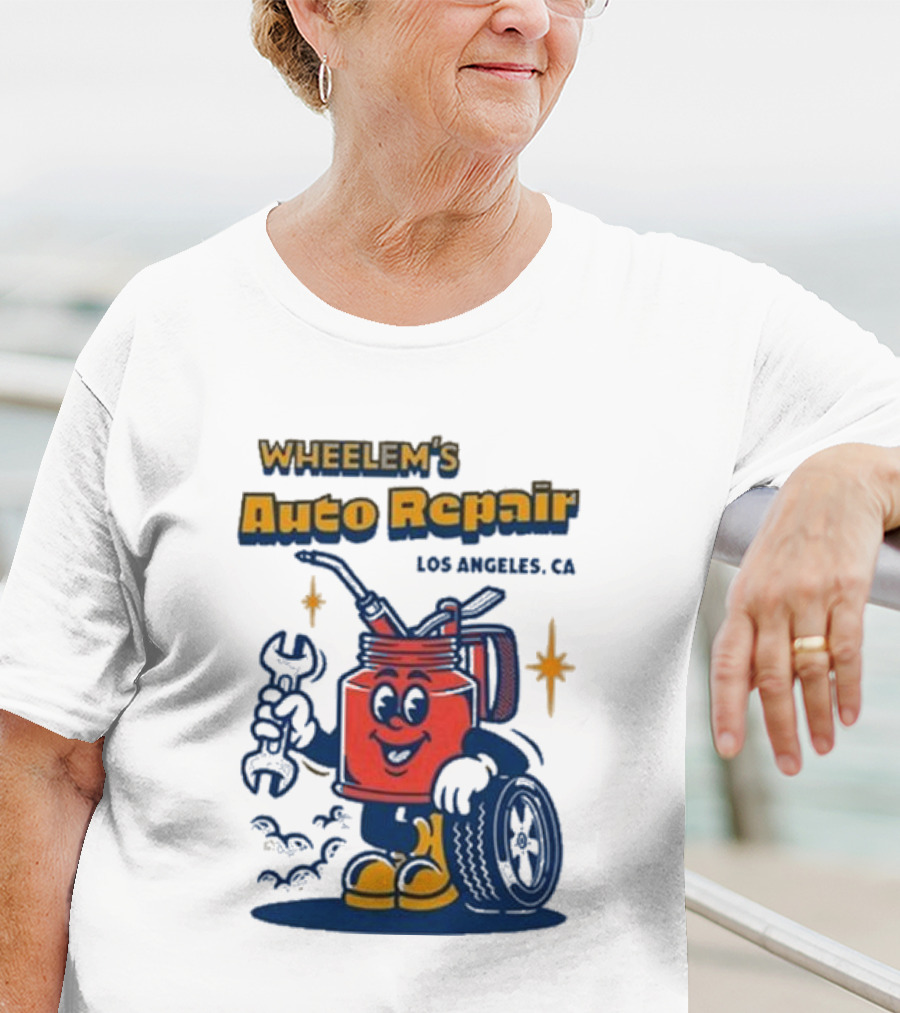 Wheelem's Auto Repair Los Angeles CA T-Shirt