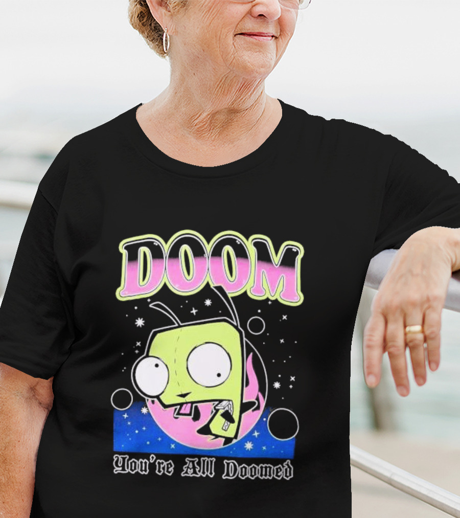 Invader Zim GIR Doom You're All Doomed Space T-Shirt