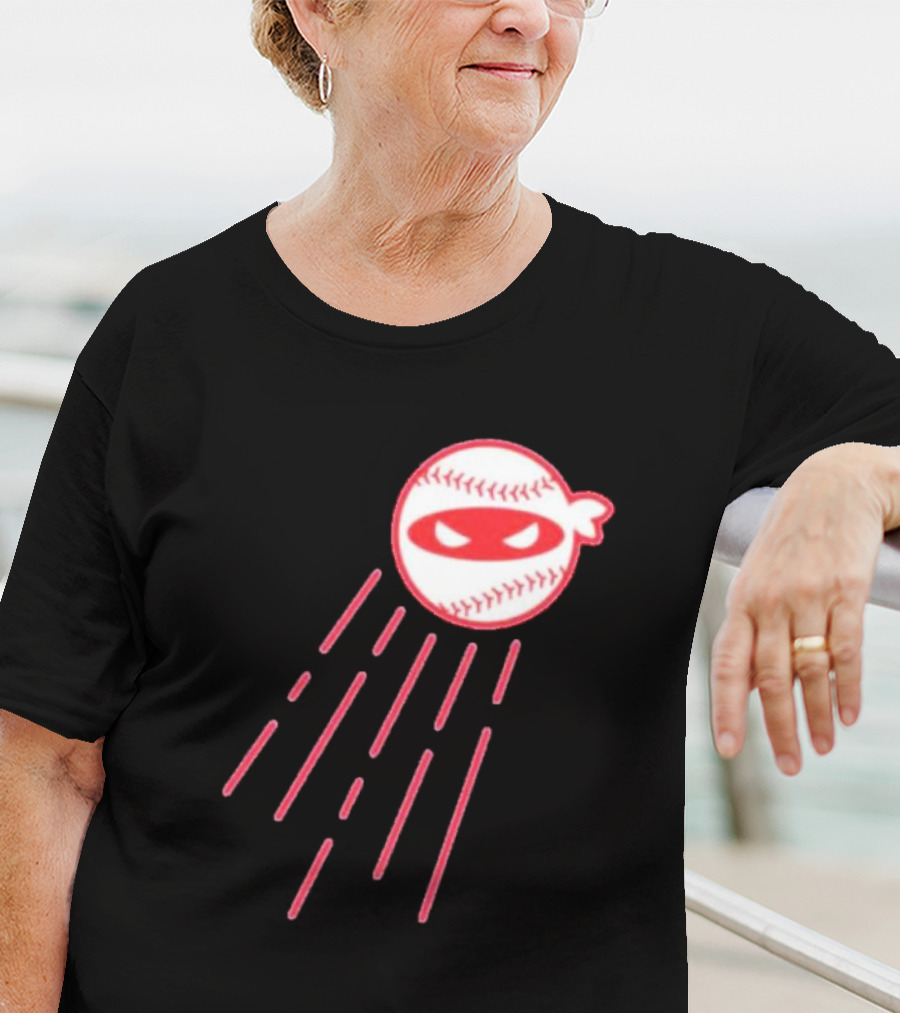 Los Angeles Dodgers Ninja Baseball Pitcher Retro T-Shirt