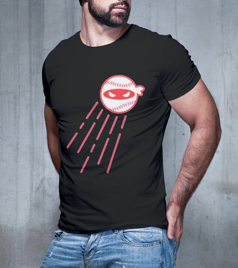 Los Angeles Dodgers Ninja Baseball Pitcher Retro T-Shirt