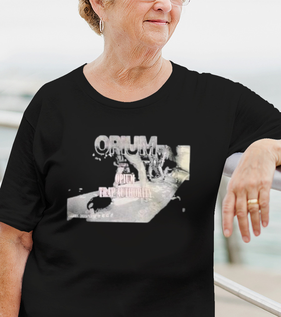 OPIUM TRAP AUTHORITY VINTAGE GRUNGE T-Shirt