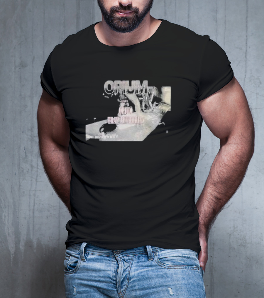 OPIUM TRAP AUTHORITY VINTAGE GRUNGE T-Shirt