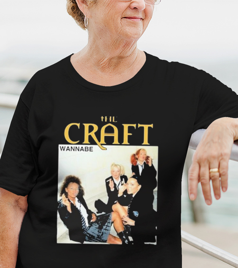 THE CRAFT WANNABE Spice Girls Parody School Girls Smoking Scene T-Shirt