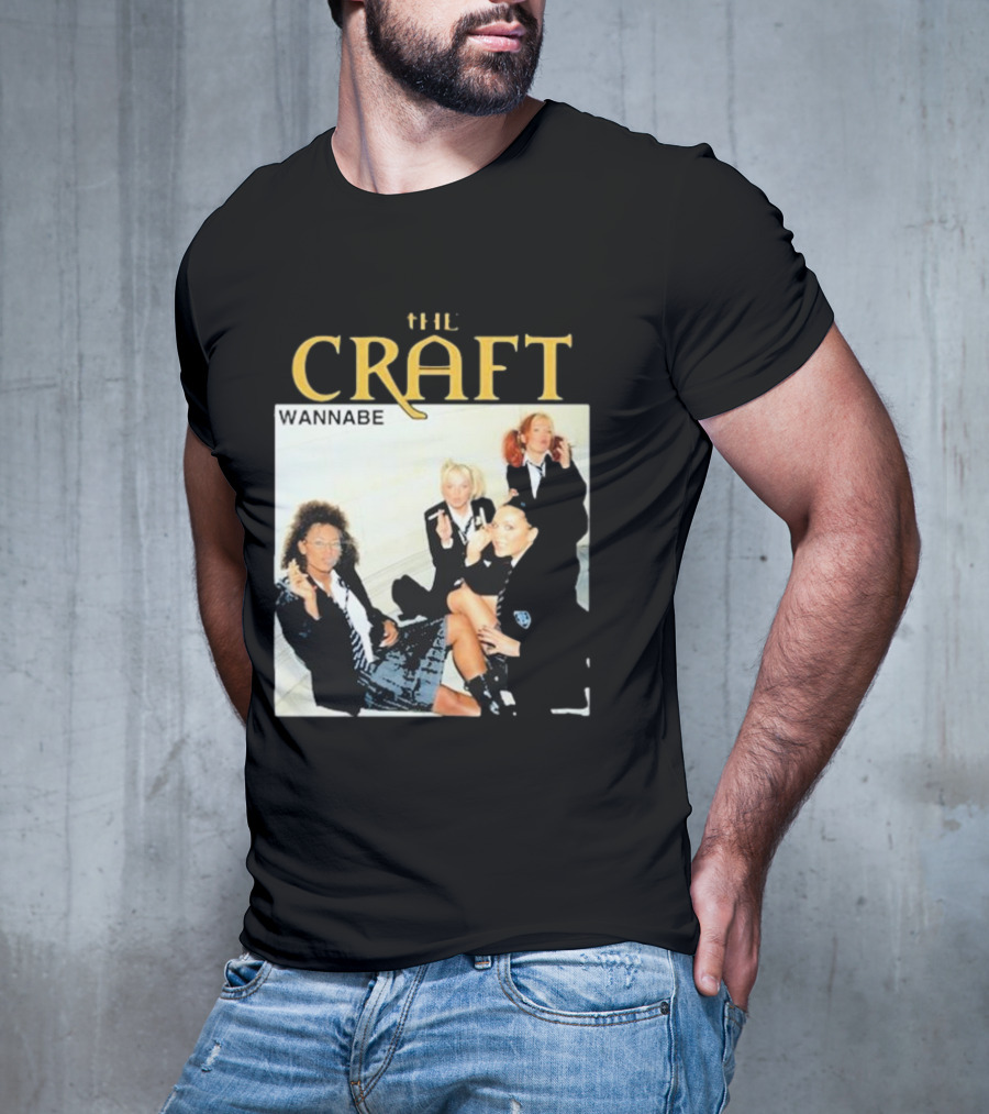 THE CRAFT WANNABE Spice Girls Parody School Girls Smoking Scene T-Shirt