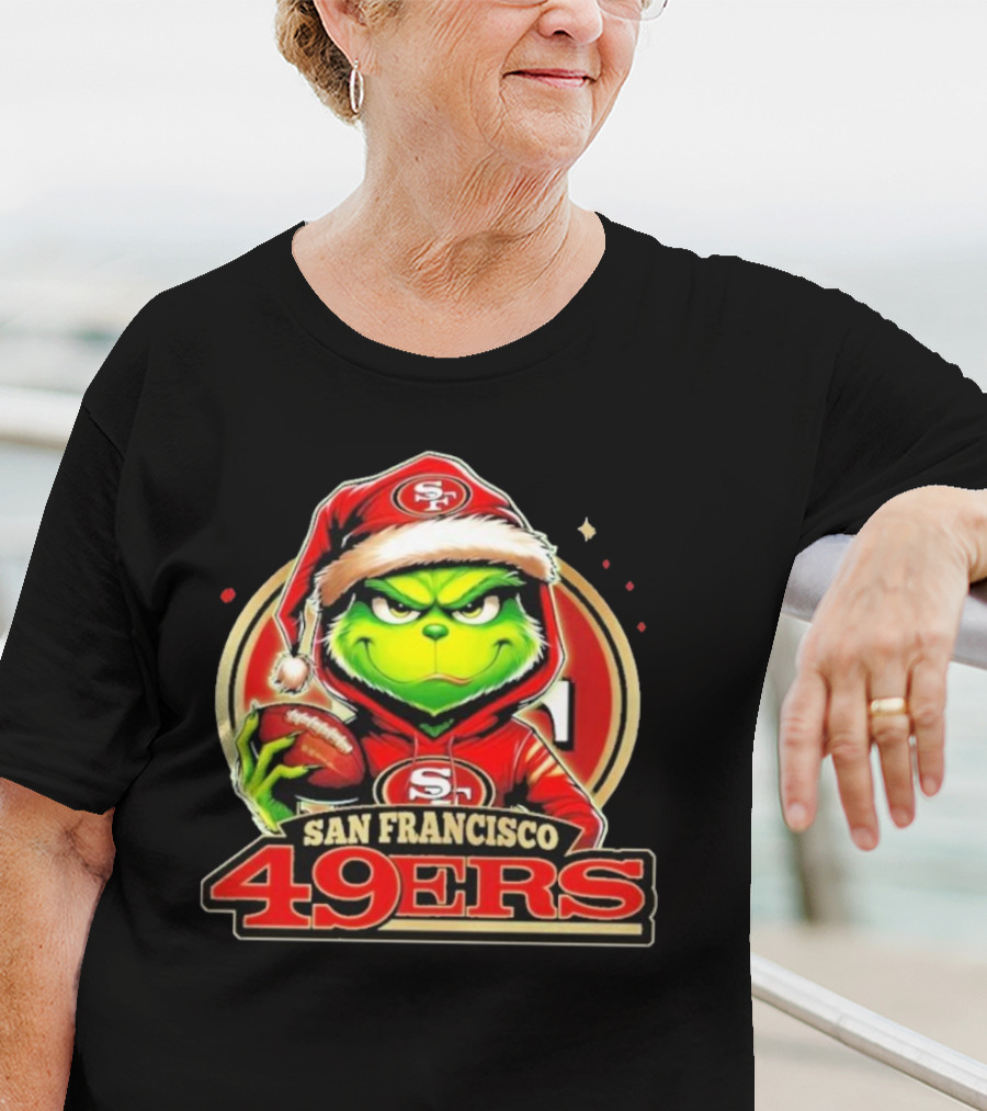 The Grinch San Francisco 49ers Football Mashup T-Shirt