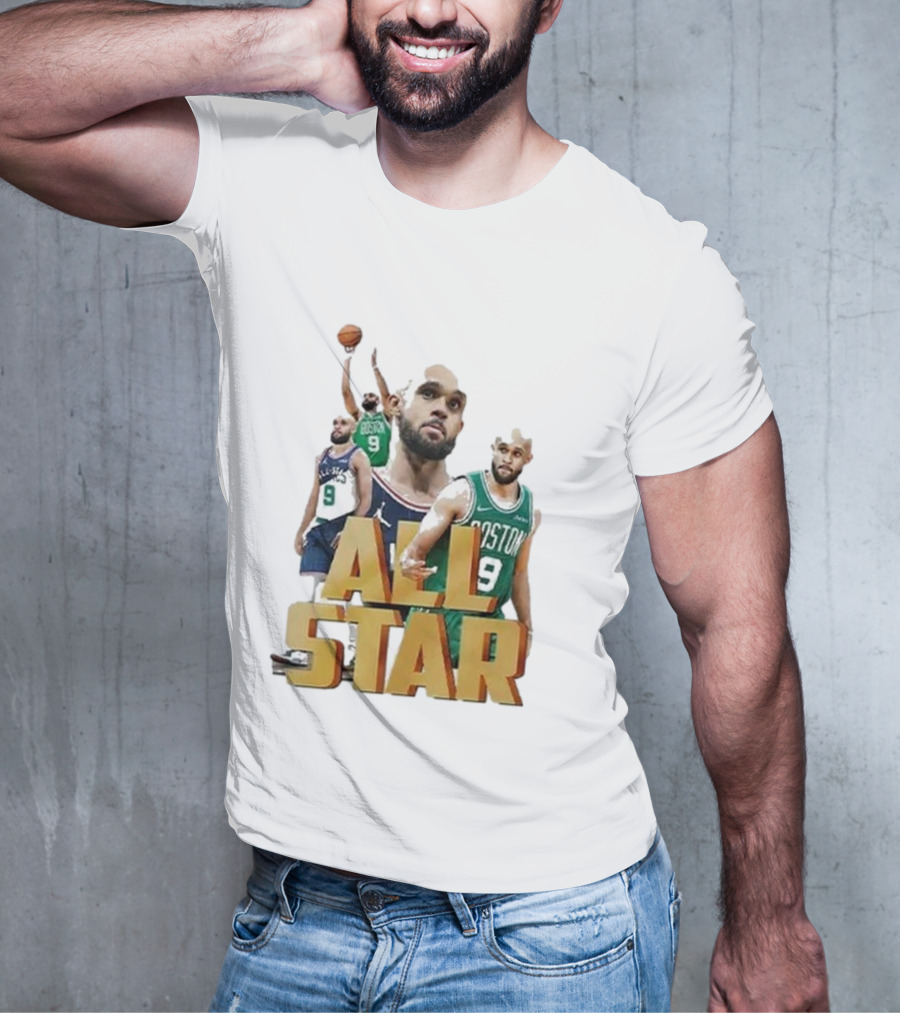 Boston Celtics Derrick White All-Star Player Portrait Collection T-Shirt