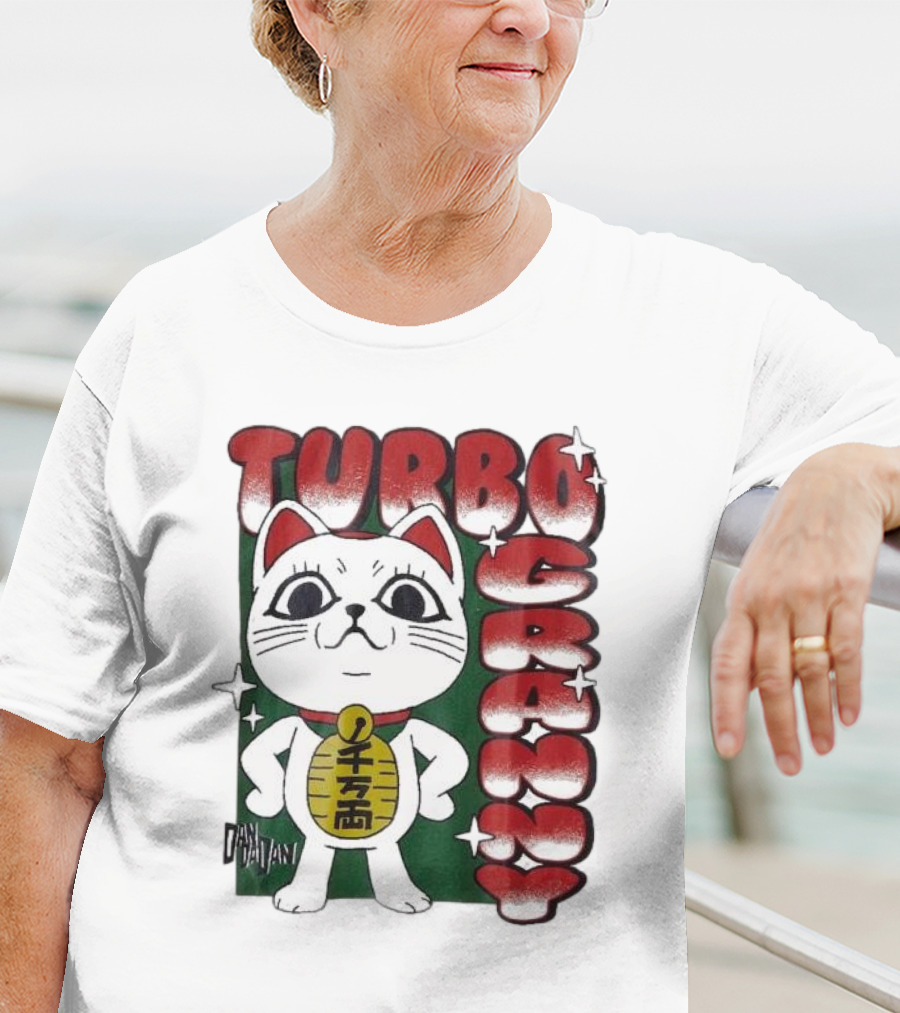 Dandadan Turbo Granny Lucky Cat T-Shirt