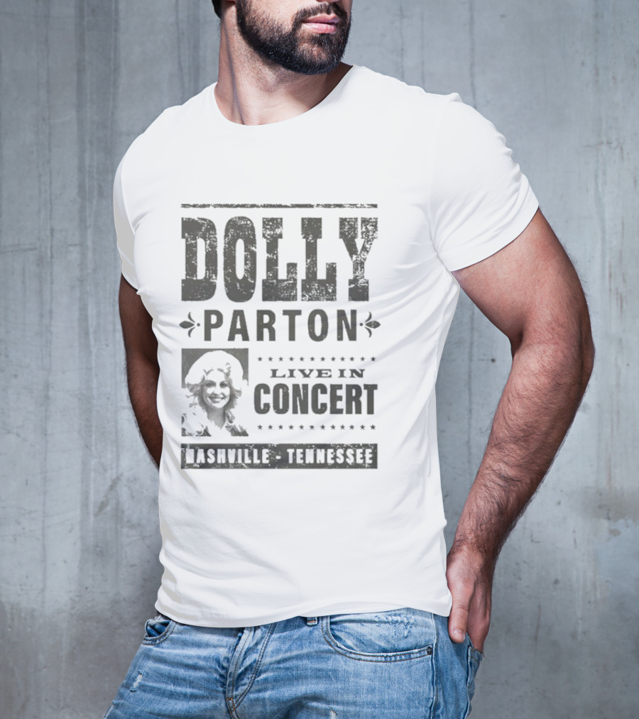 Dolly Parton Live In Concert Nashville Tennessee T-Shirt
