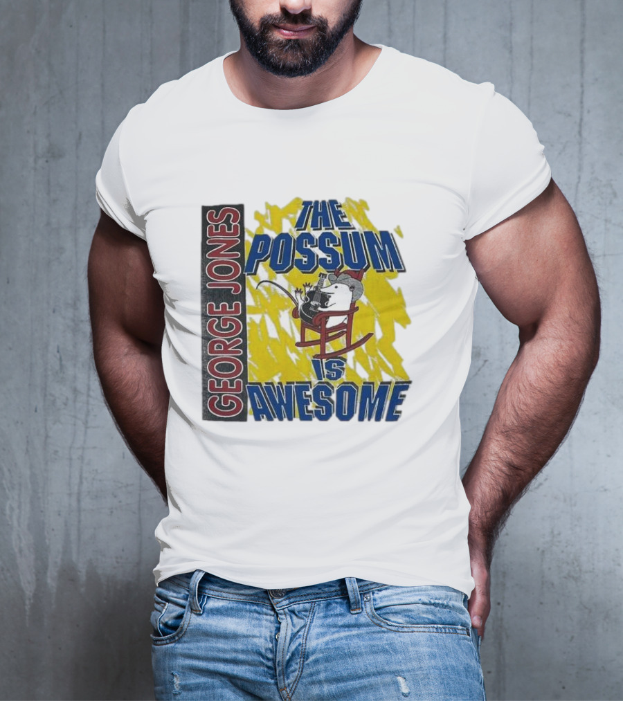 George Jones The Possum Is Awesome Rockin Chair T-Shirt