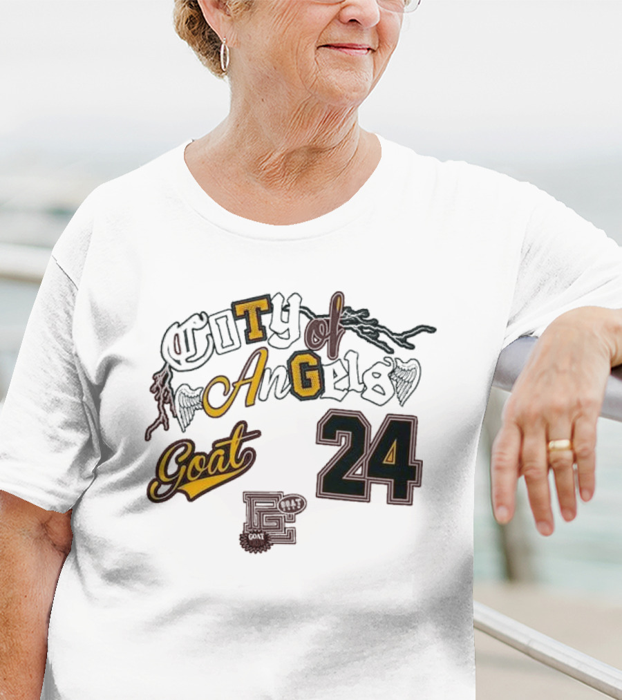 Goat Crew City Of Angels 24 Kobe Bryant Los Angeles T-Shirt