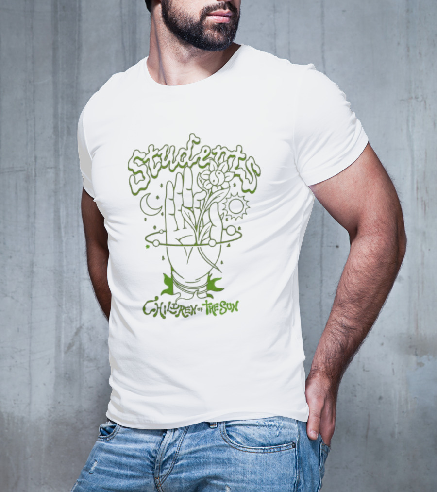 Students Children Of The Sun Hand Flower Moon Sun T-Shirt