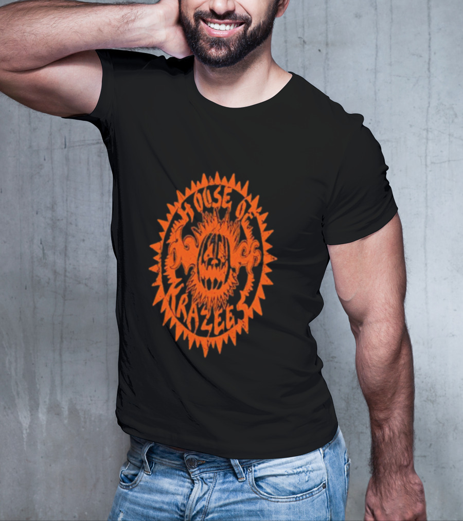 House Of Krazee Sunburst Jack O'Lantern T-Shirt