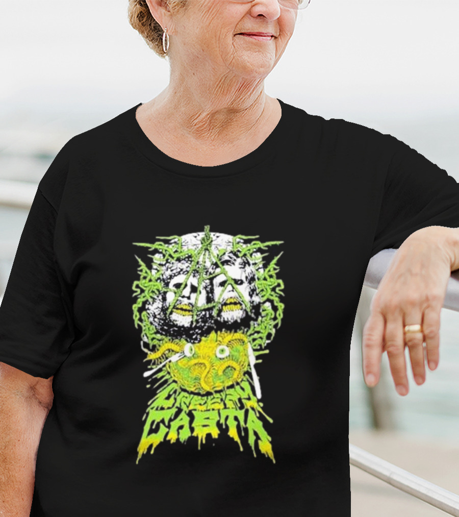 Creepycasta Creepy Tentacled Skull Neon Eyes T-Shirt
