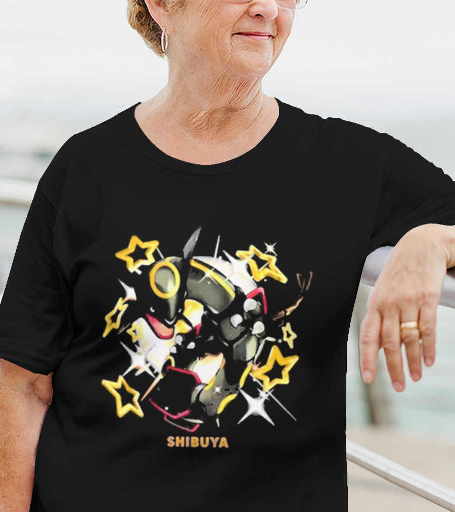 Pokémon Center Shibuya Shiny Rayquaza Stars T-Shirt