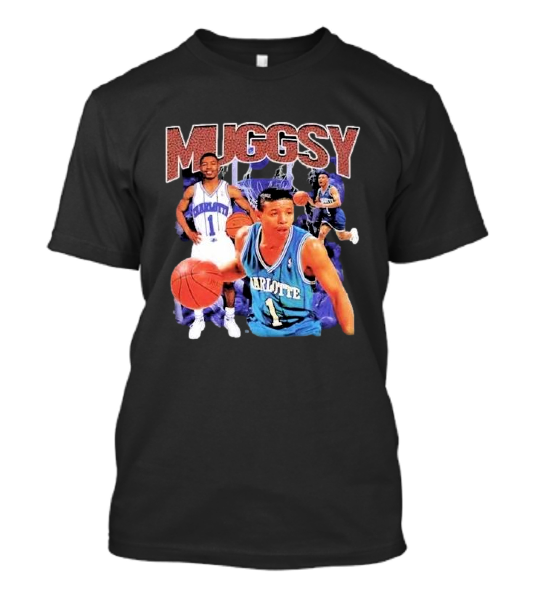 Muggsy Bogues Charlotte Basketball Legend T-Shirt