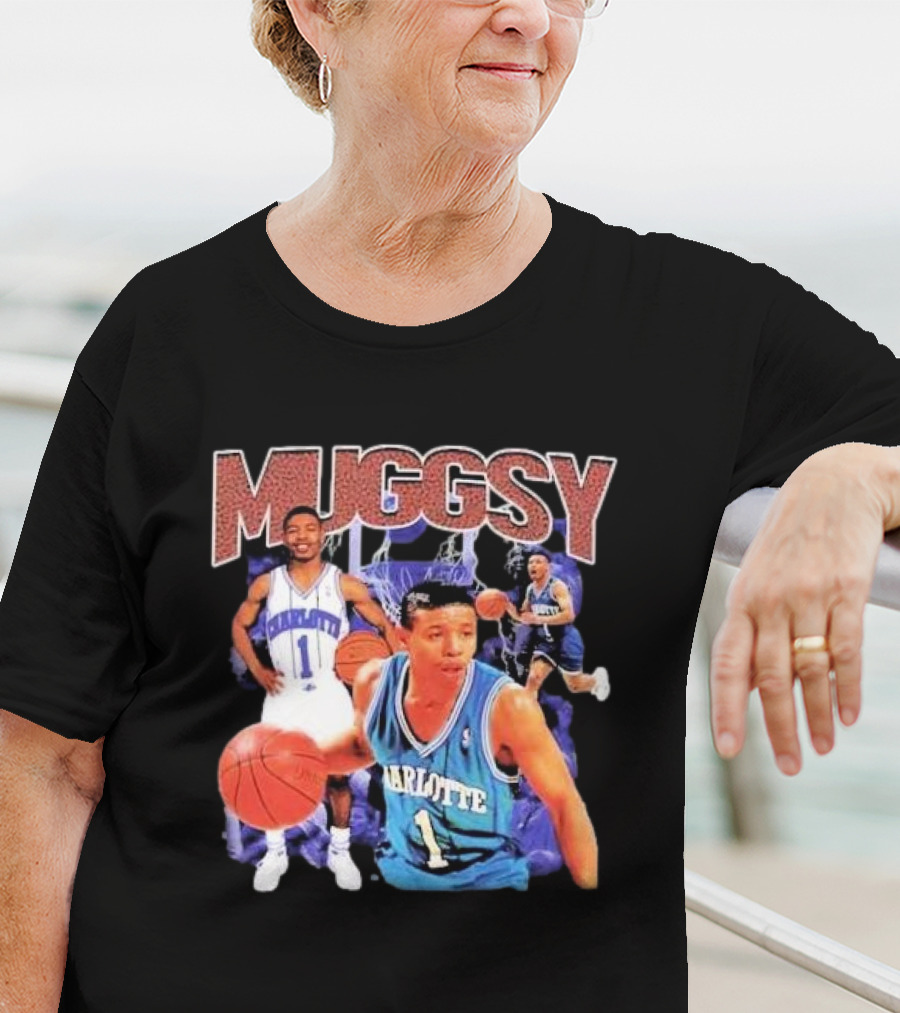 Muggsy Bogues Charlotte Basketball Legend T-Shirt
