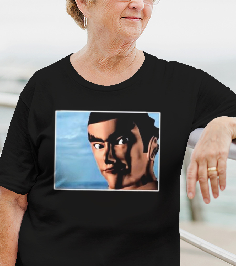 Tekken Kazuya Mishima Retro Image T-Shirt