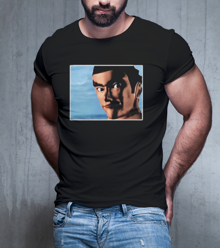Tekken Kazuya Mishima Retro Image T-Shirt