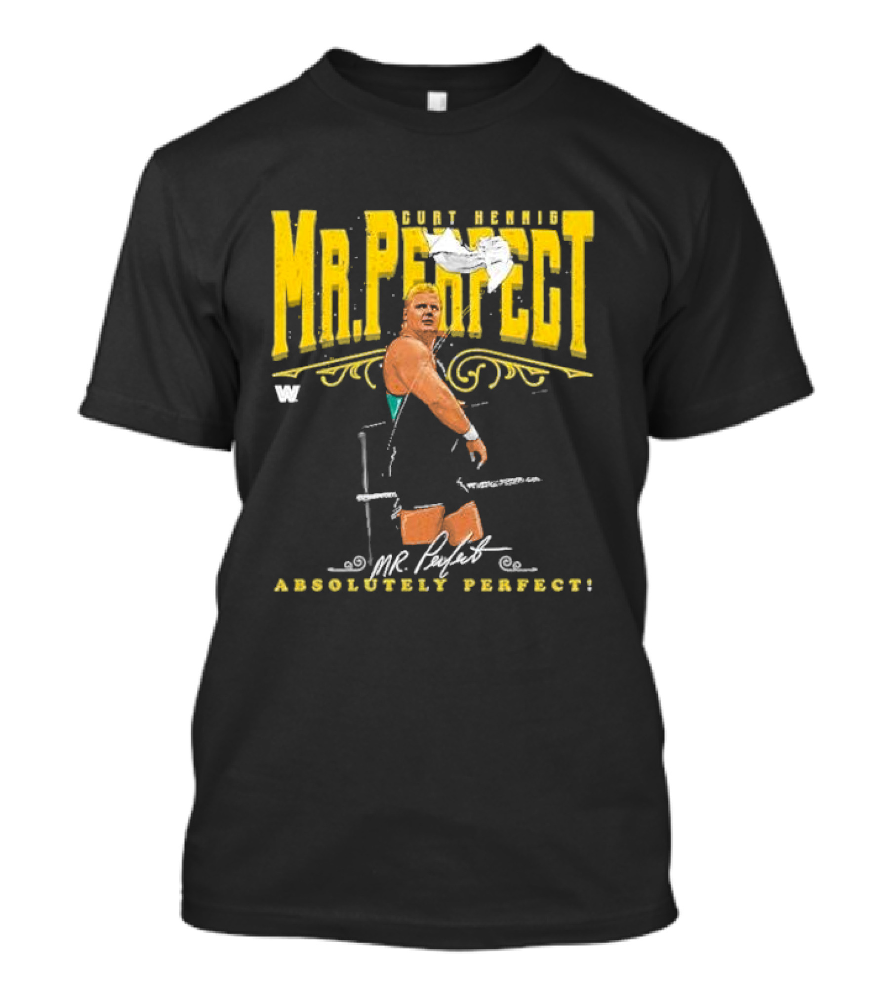 Curt Hennig Mr. Perfect Absolutely Perfect Wrestling T-Shirt