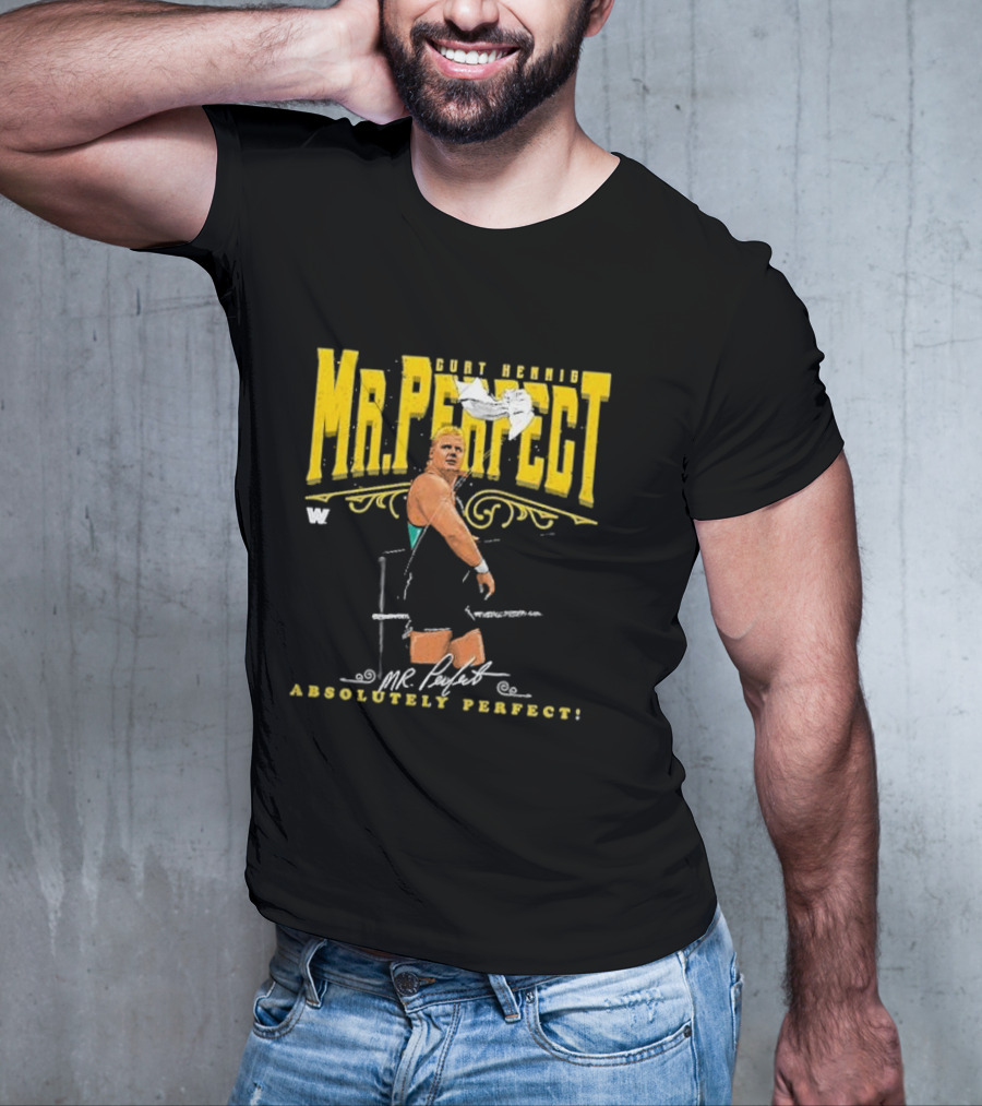 Curt Hennig Mr. Perfect Absolutely Perfect Wrestling T-Shirt