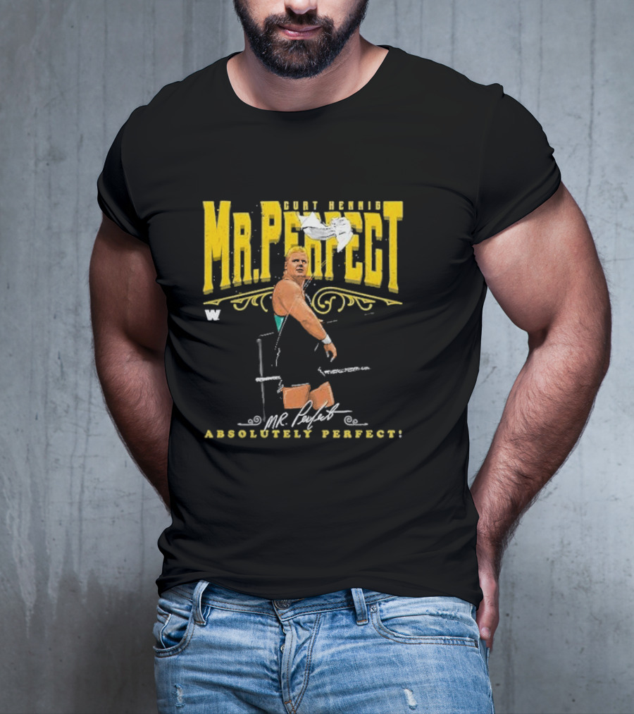 Curt Hennig Mr. Perfect Absolutely Perfect Wrestling T-Shirt