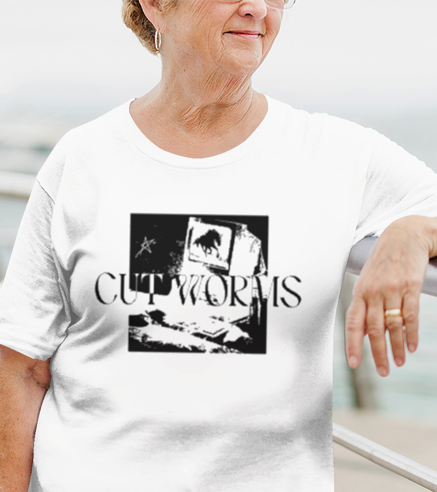Cut Worms Horse Star TV Screen T-Shirt