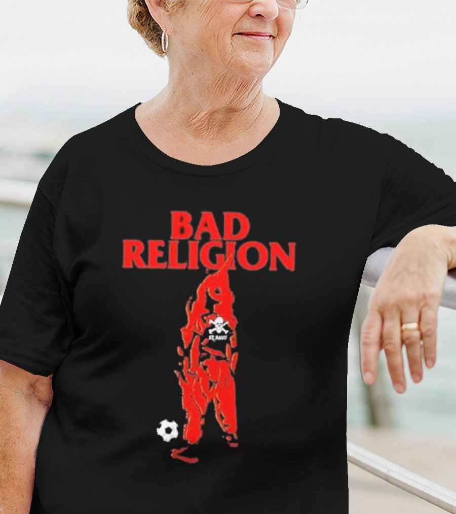 Bad Religion FC St Pauli Collaboration Victory Through Domination Soccer T-Shirt