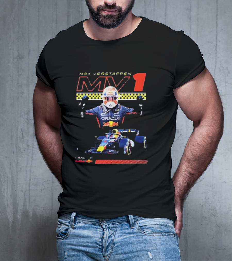 Max Verstappen MV1 Red Bull Racing Oracle Formula 1 T-Shirt