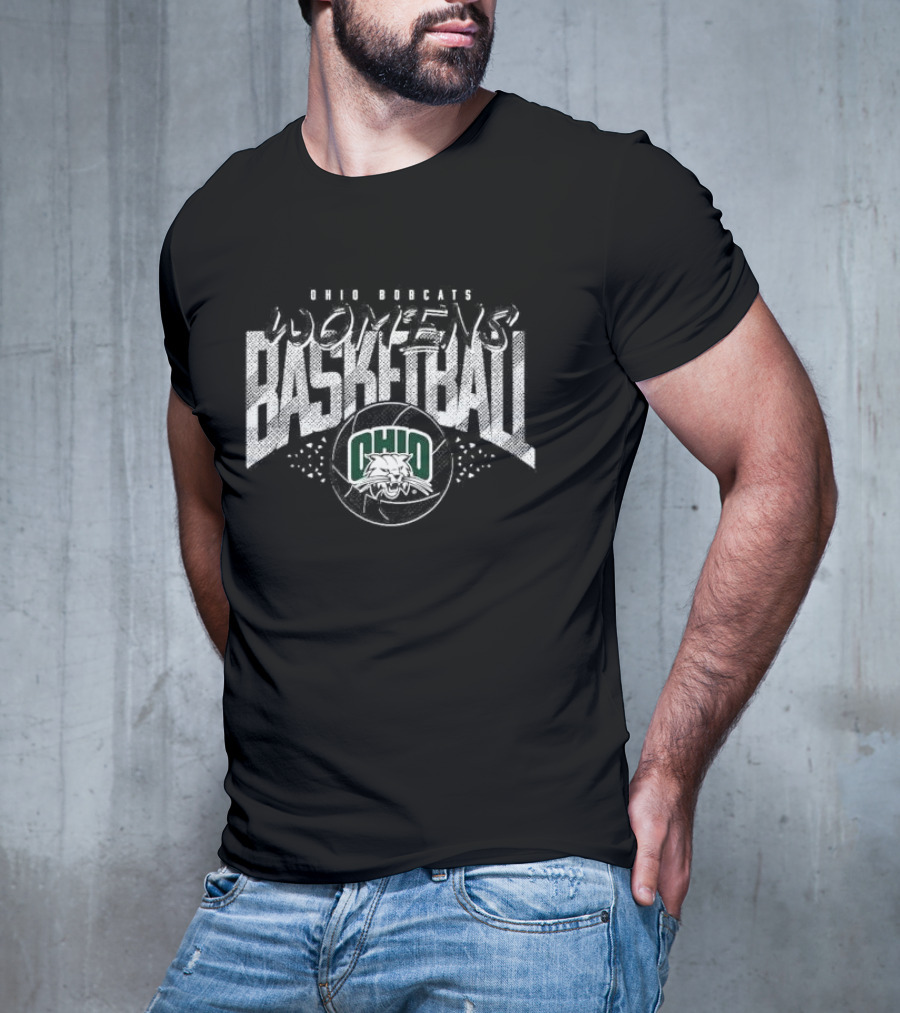 Ohio Bobcats Women's Basketball Green T-Shirt