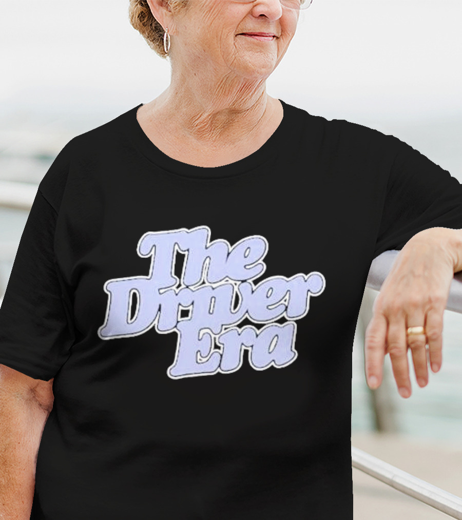 The Driver Era Lavender Text T-Shirt