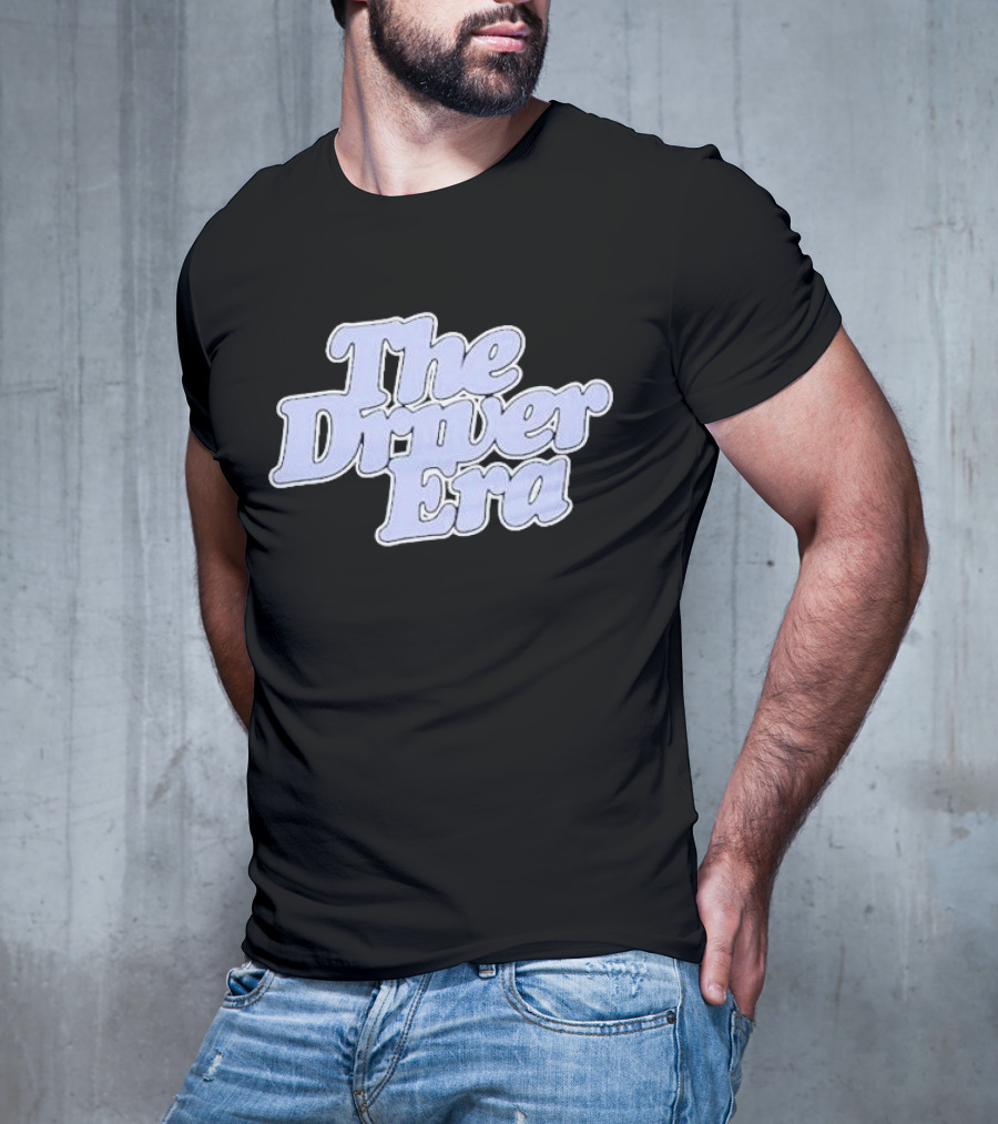 The Driver Era Lavender Text T-Shirt
