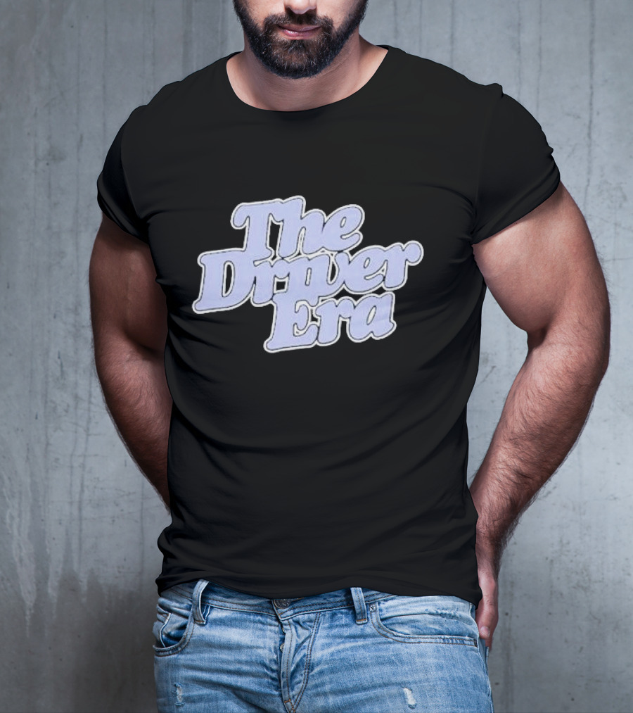 The Driver Era Lavender Text T-Shirt