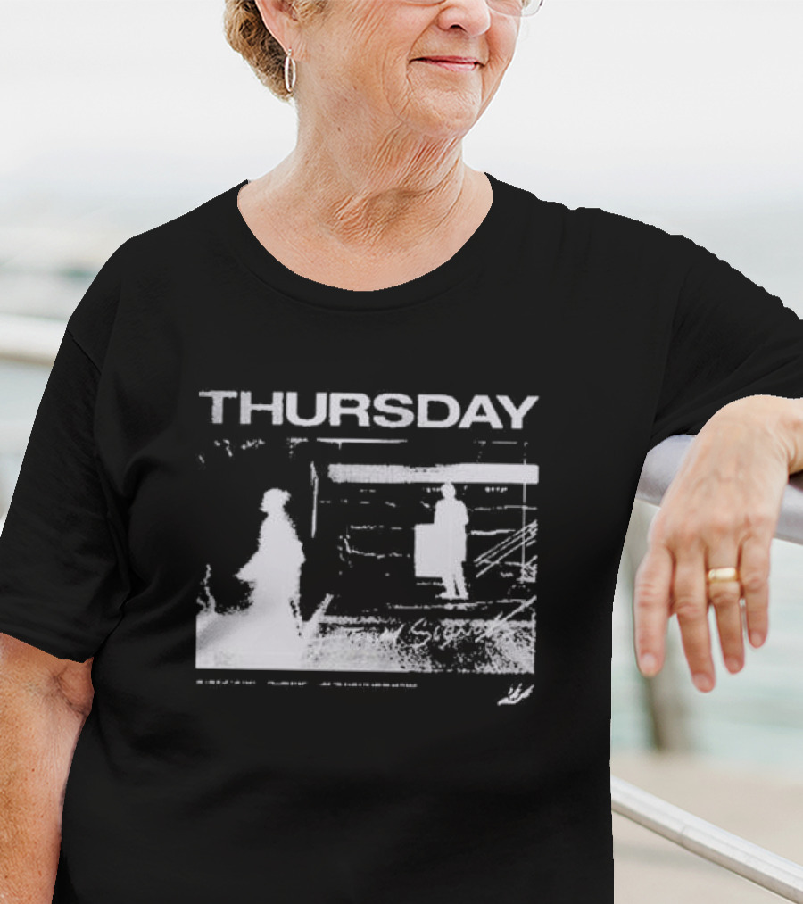 Thursday Subway Ghostly Figures In Transit T-Shirt