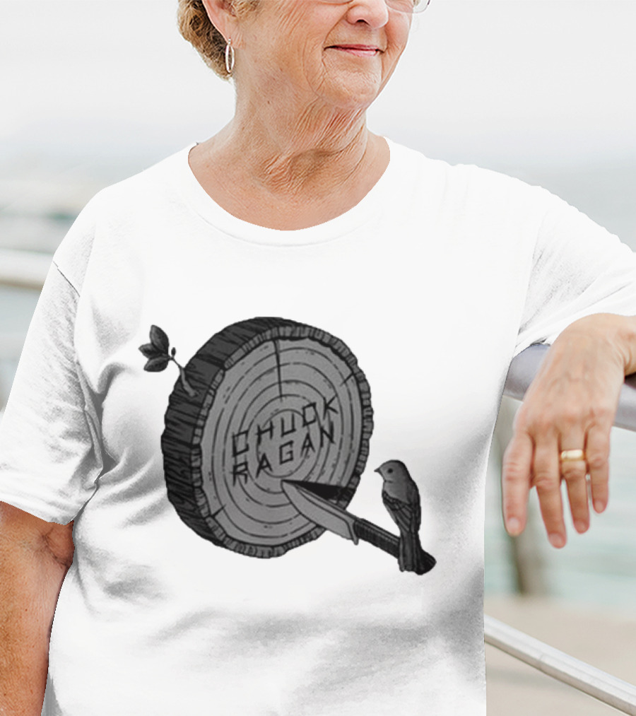 Chuck Ragan Tree Rings Knife Bird T-Shirt
