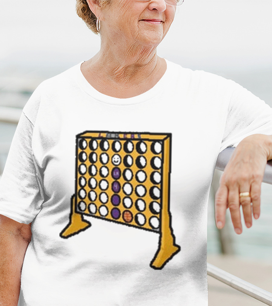 Knecht Four Purple Yellow Basketball Emoji T-Shirt