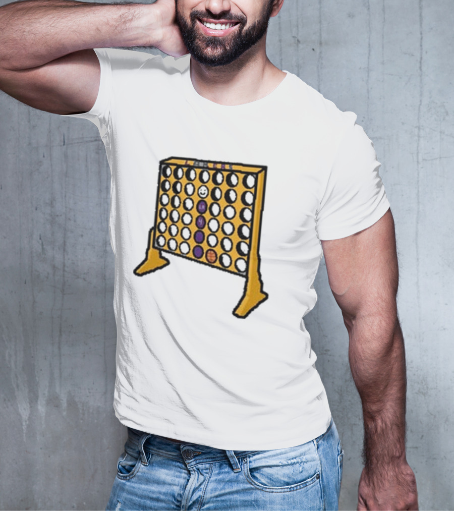 Knecht Four Purple Yellow Basketball Emoji T-Shirt