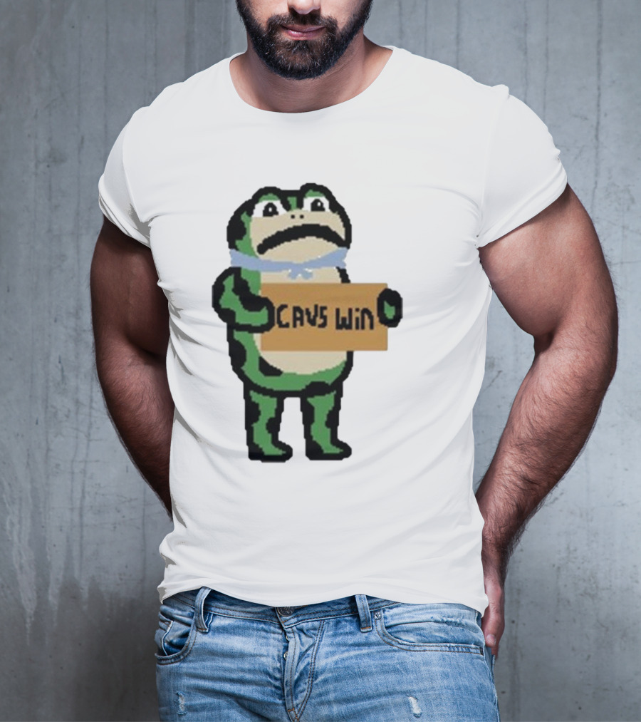 Cavs Win Victory Frog Pixel T-Shirt