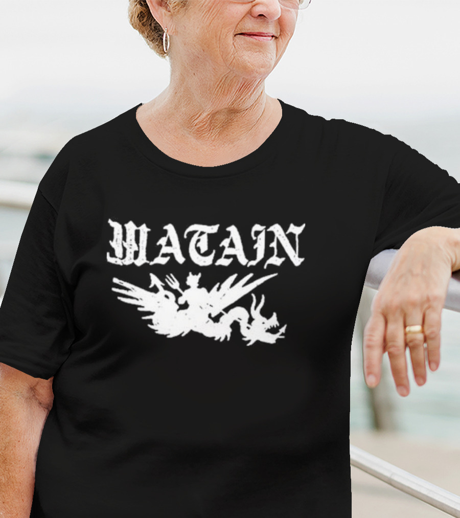 Watain Deathwards Griffin Rider Motif T-Shirt