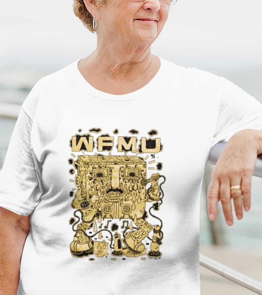 WFMU New Jersey Scaryoke Musical Monster Radio 91.1 T-Shirt