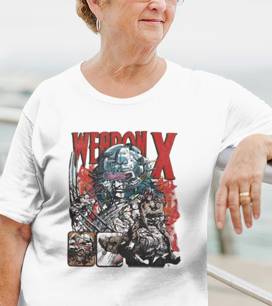 Weapon X Vintage Comic Style Artwork Claw Character T-Shirt