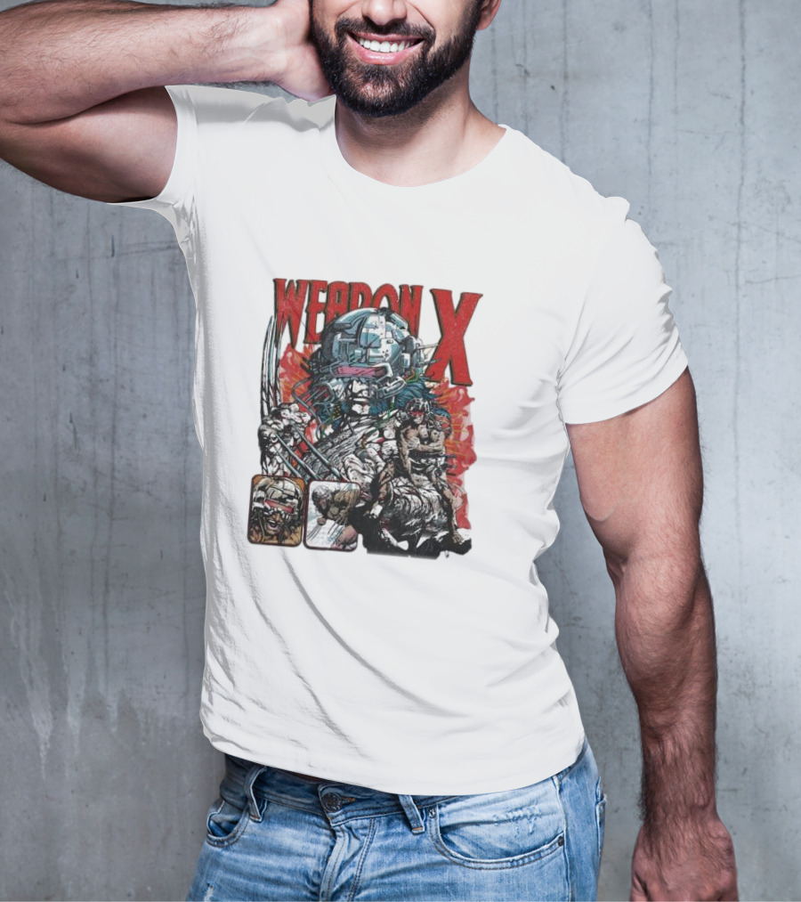 Weapon X Vintage Comic Style Artwork Claw Character T-Shirt