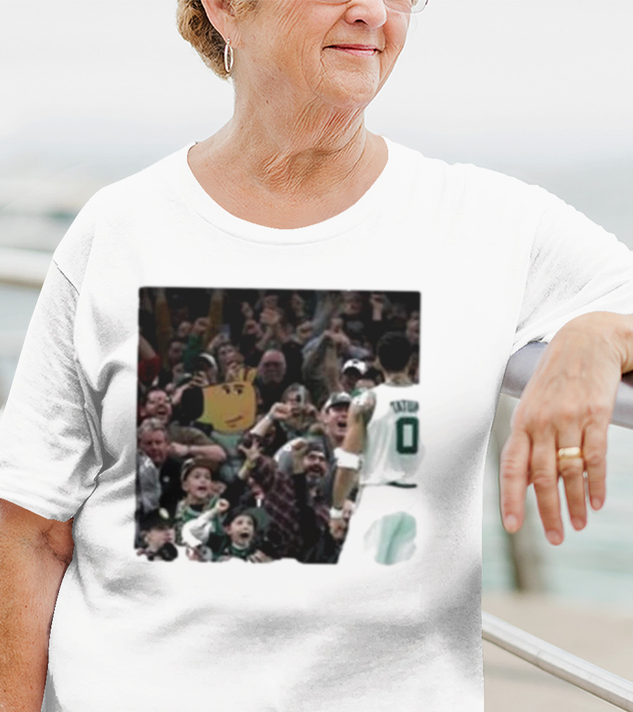 Chill Guy Dog Celtic Boston Tatum 0 Fan Crowd T-Shirt