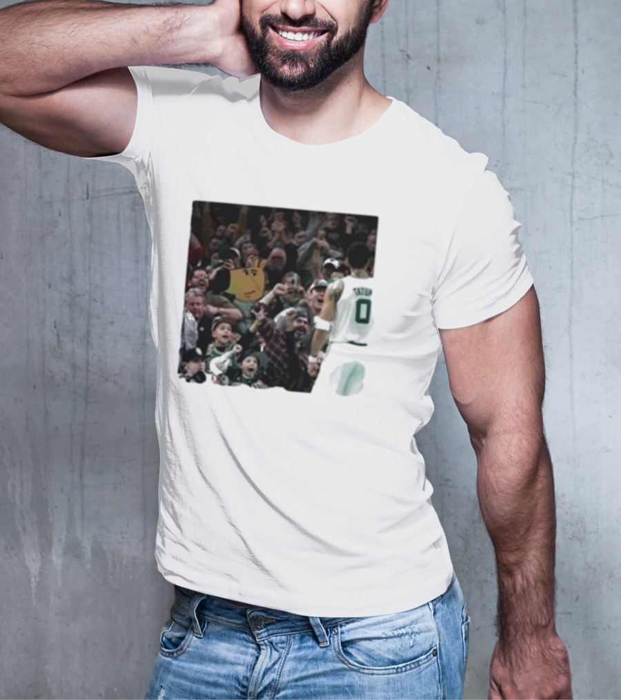 Chill Guy Dog Celtic Boston Tatum 0 Fan Crowd T-Shirt