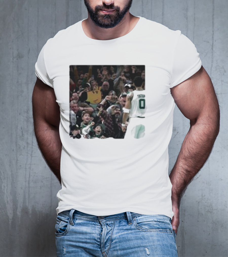 Chill Guy Dog Celtic Boston Tatum 0 Fan Crowd T-Shirt