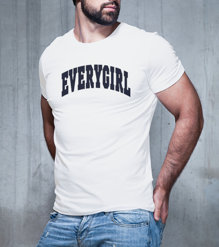 Everygirl Heather Grey Varsity T-Shirt
