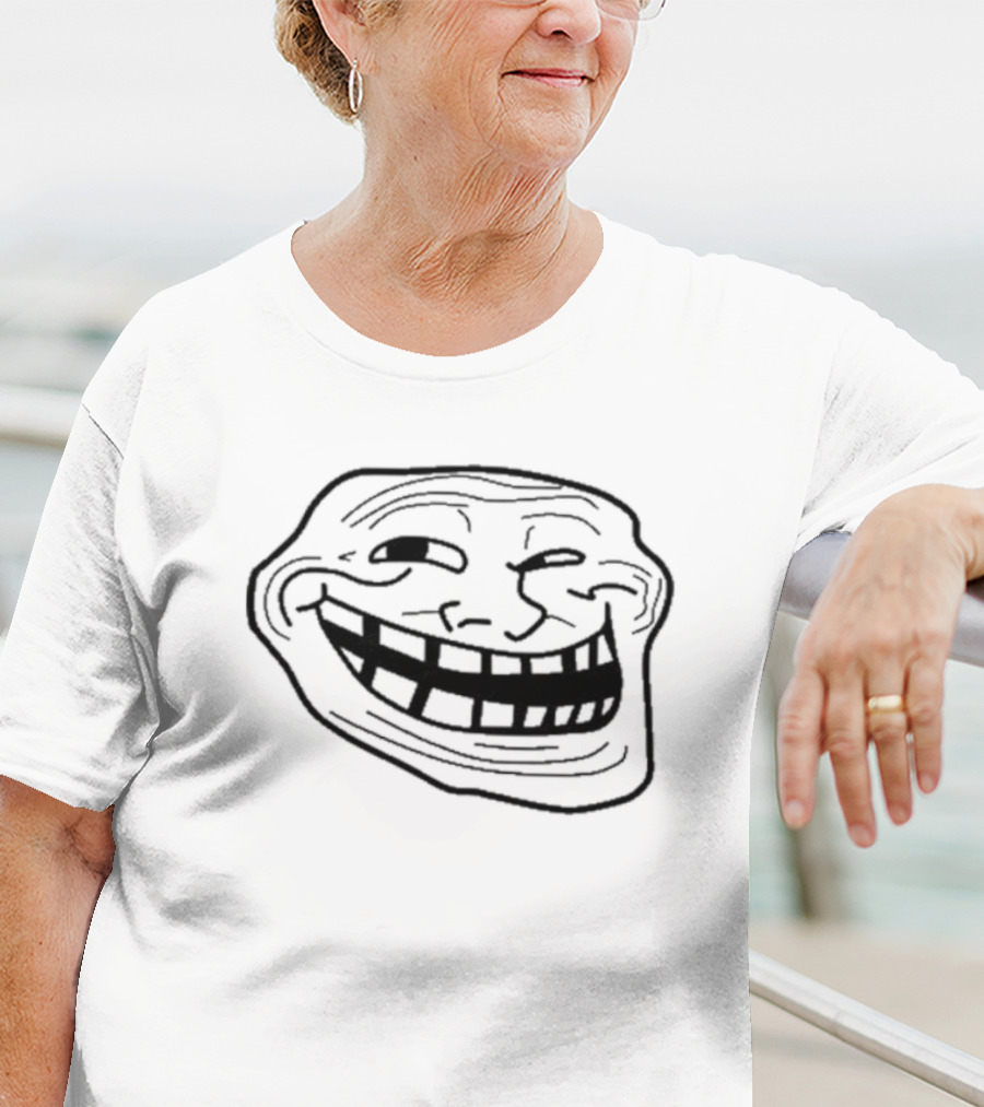 Y2k Meme Troll Face T-Shirt